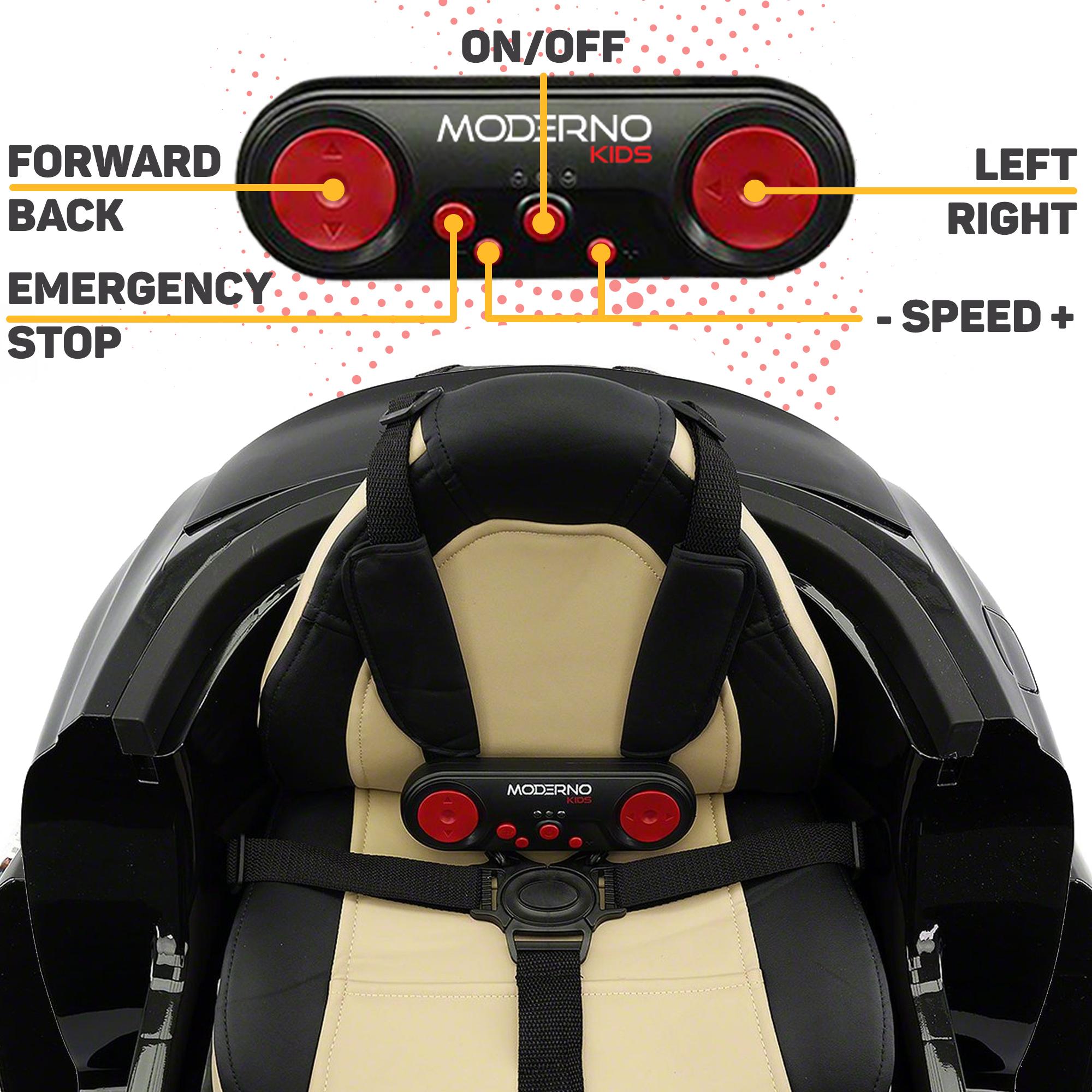 2023 Licensed Mercedes AMG 12V Battery Ride on Toy Car w/ Dining Table, LED Lights, Openable Doors
