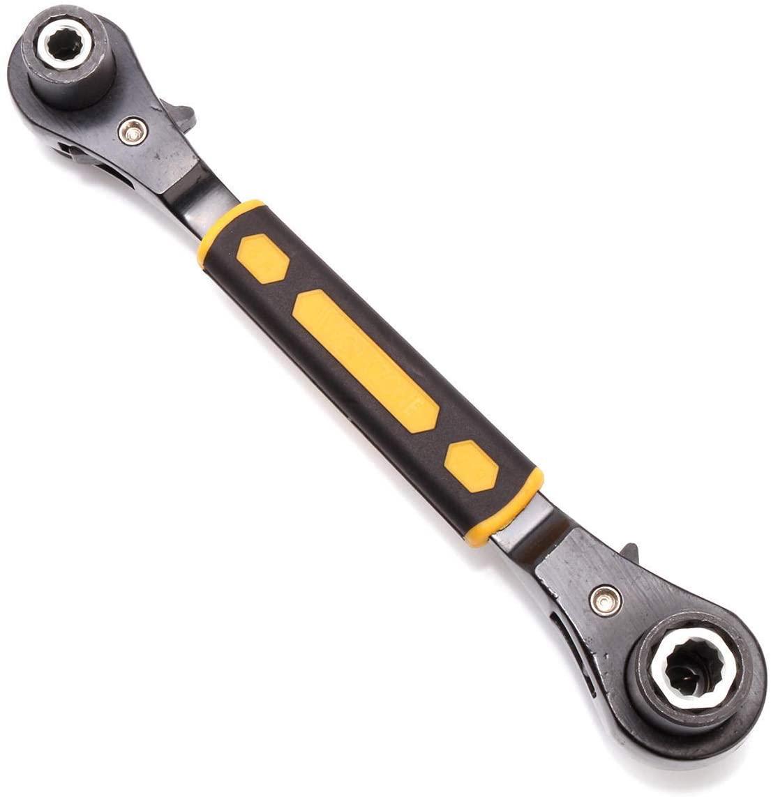 Peixiang Sturdy 8 in 1 6-32mm Double Ended Wrench Hex Socket Spanner Household Wrench Universal Hand Tool Universal Hand Tools Safety