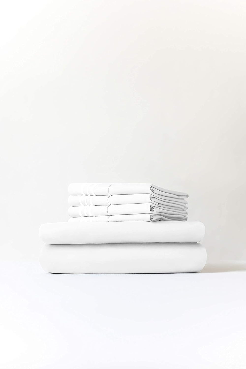 King 6 Piece Sheet Set - Breathable &amp; Cooling Bed Sheets - Hotel Luxury Bed Sheets for Women, Men, Kids &amp; Teens - Comfy Bedding w/ Deep Pockets &amp; Easy Fit - Soft &amp; Wrinkle - King White Sheets