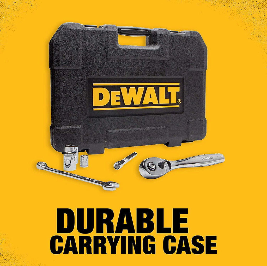 DEWALT Impact Socket Set, SAE, Combination Set, 1/2-Inch Drive, 28-Piece (DWMT19244)