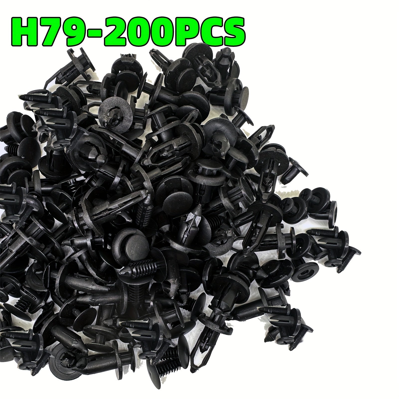 200pcs Car Fixing Clip 6mm7mm8mm9mm10mm Universal Six Types Of Mixed For Toyota For Ford For GM For Honda Bumper Push Rivet Auto Parts Removal Tools