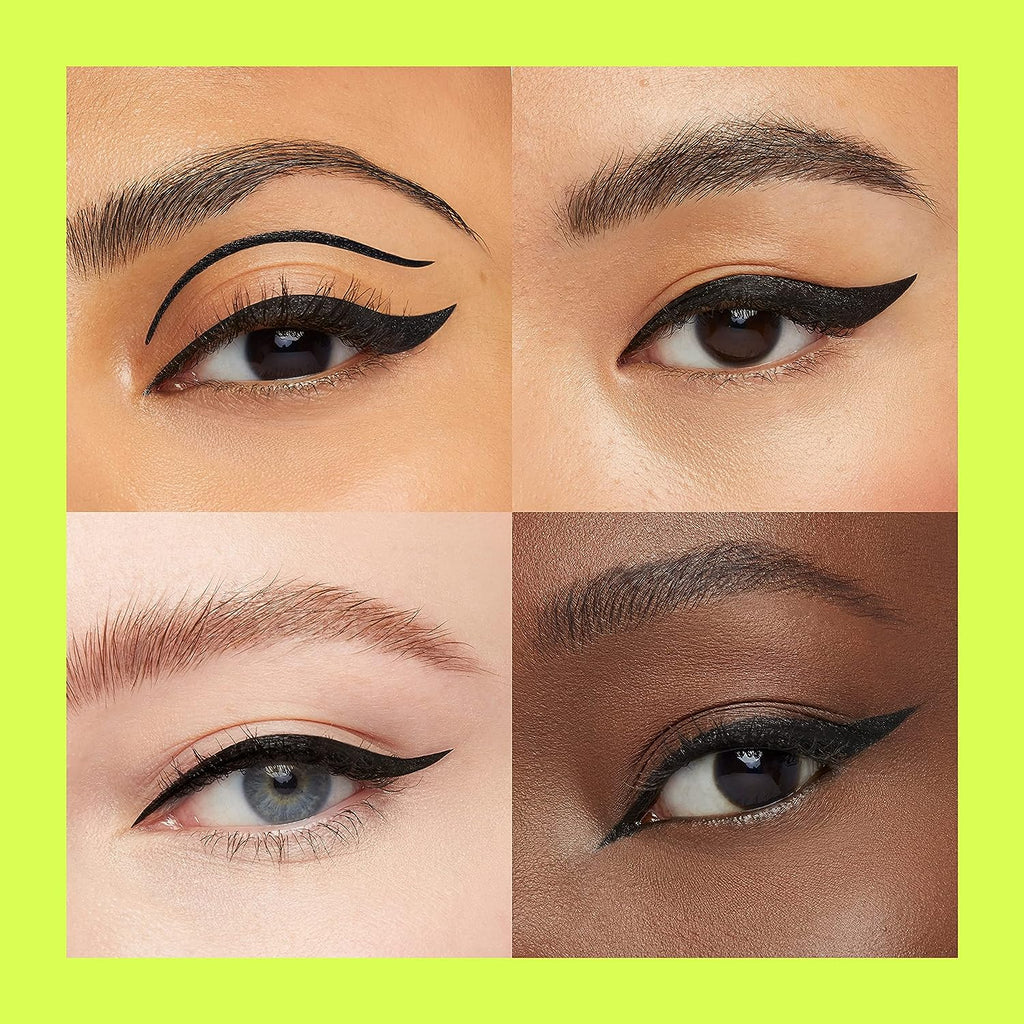 Maybelline Sky High Waterproof Mascara Makeup, Very Black + Maybelline New York Tattoo Studio Ink Pen Eyeliner Jet Black Bundle