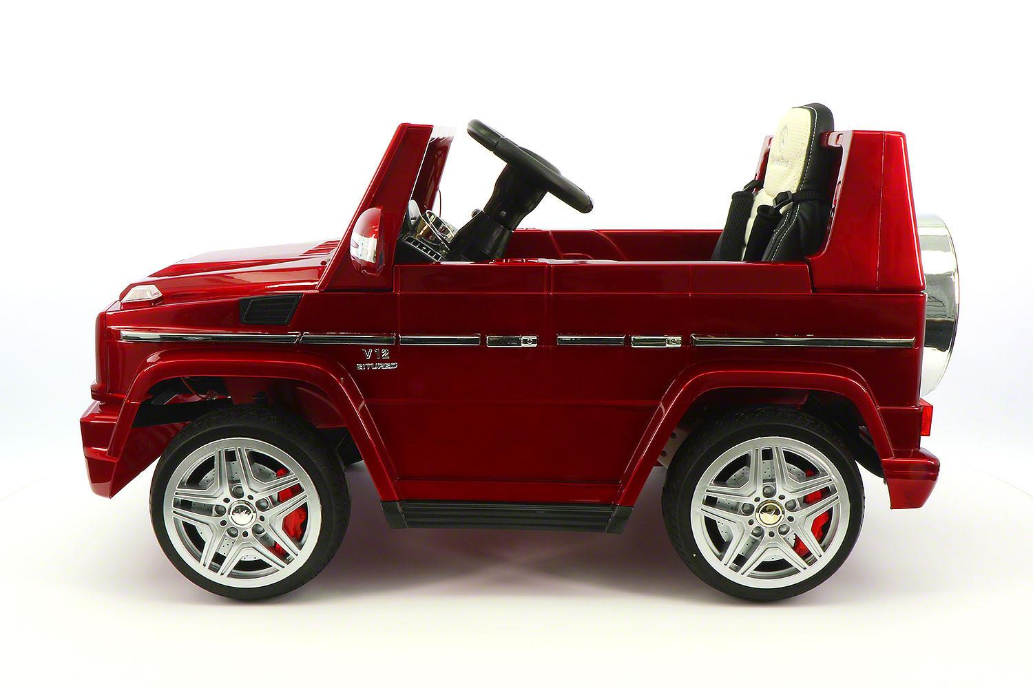 Mercedes G65 AMG 12V Kids Ride-On Car with Parental Remote | Cherry Red