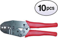 GOWOS (10 Pack) Crimp Tool for Coaxial Cable, F-pin and BNC (RG58, RG59 and RG6)