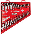 Milwaukee Electric Tools MLW48-22-9416 Ratcheting Combination Wrench Set - SAE