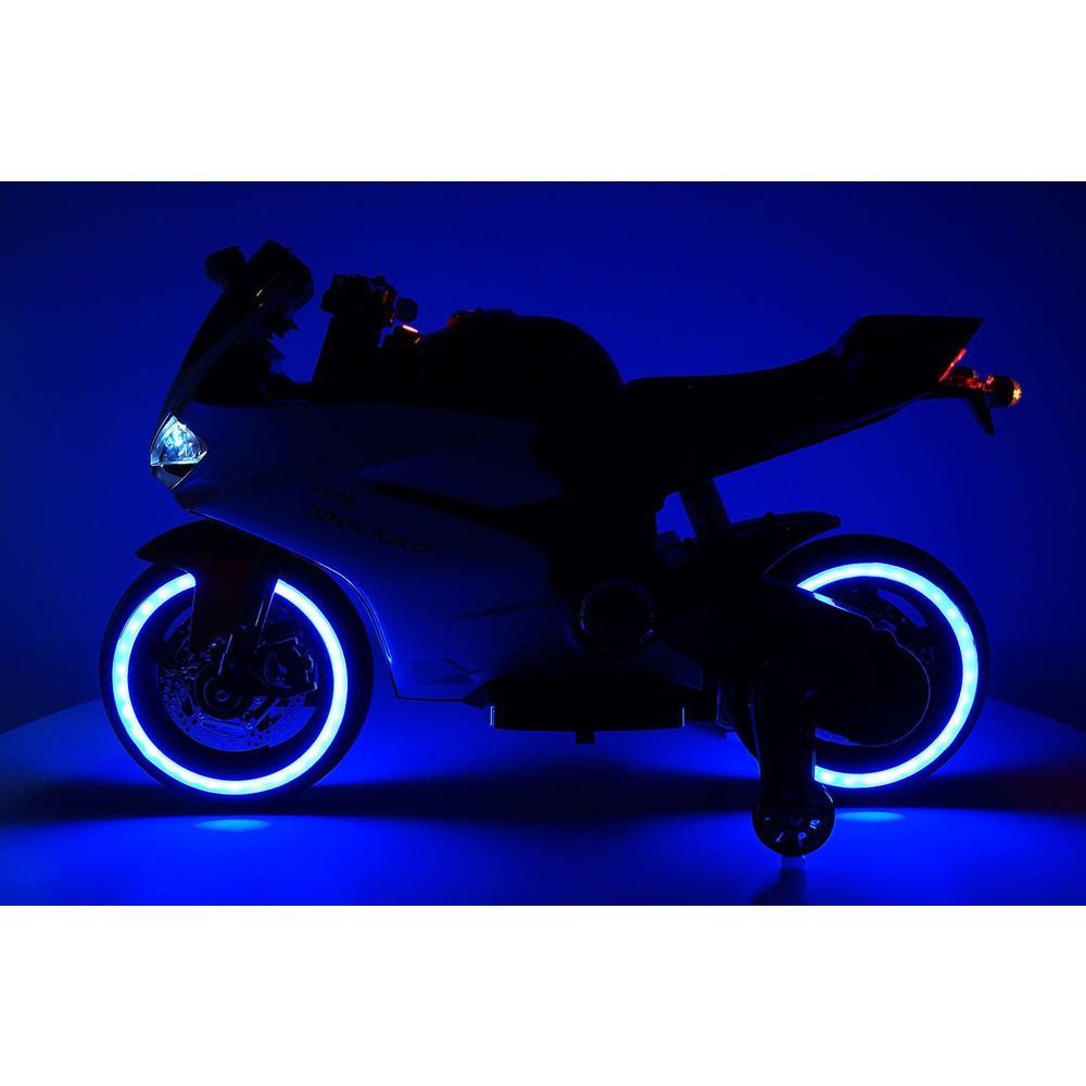 2023 Racing Style Ride On Toy Motorcycle Car for Kids 12V Battery Powered  Red