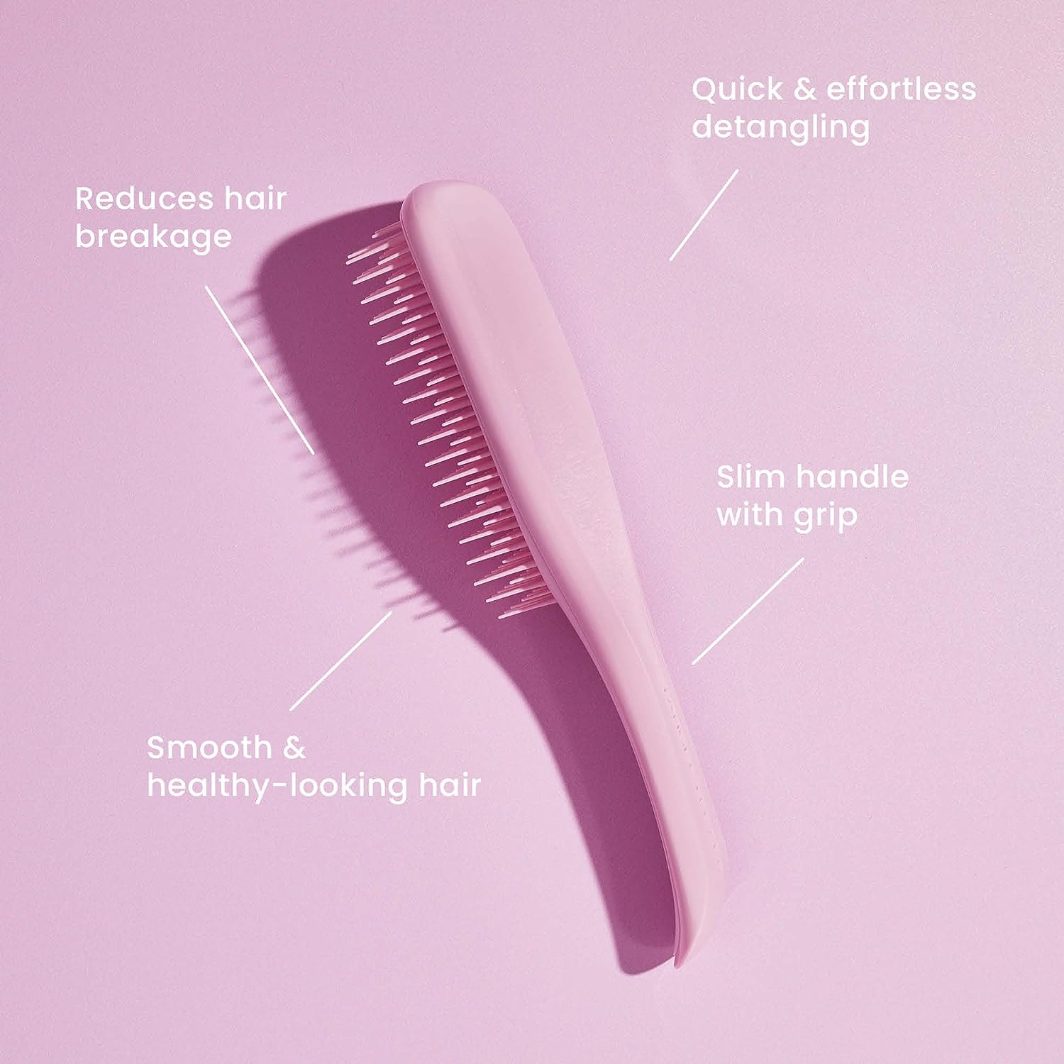 TANGLE TEEZER The Wet Detangler Hairbrush, Raspberry Rouge