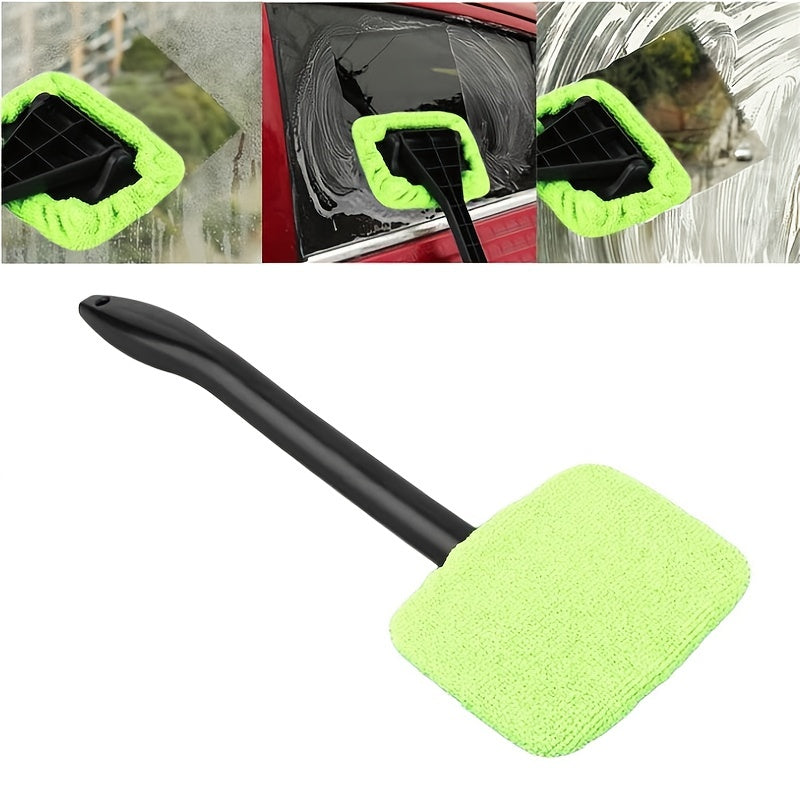 2PCS Window Cleaning Brush Kit: Get That Spotless Car Window Look With This Windshield Cleaning Wash Tool!