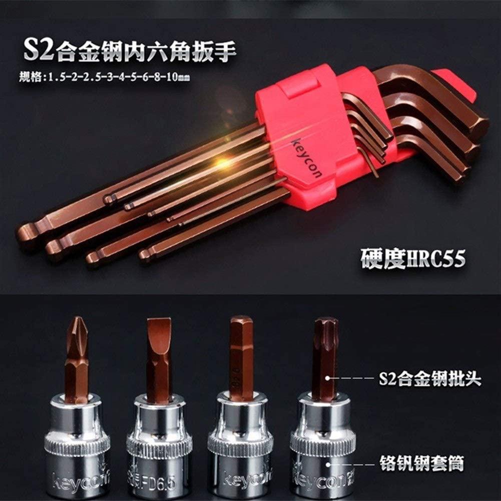 CHUNSHENN Wrench 120pcs Socket Set Car Repair Tool Auto Hand Tool Kit Ratchet Set Torque Wrench Chrome Vanadium Steel Auto Tools Repair Tools Hand Wrenches