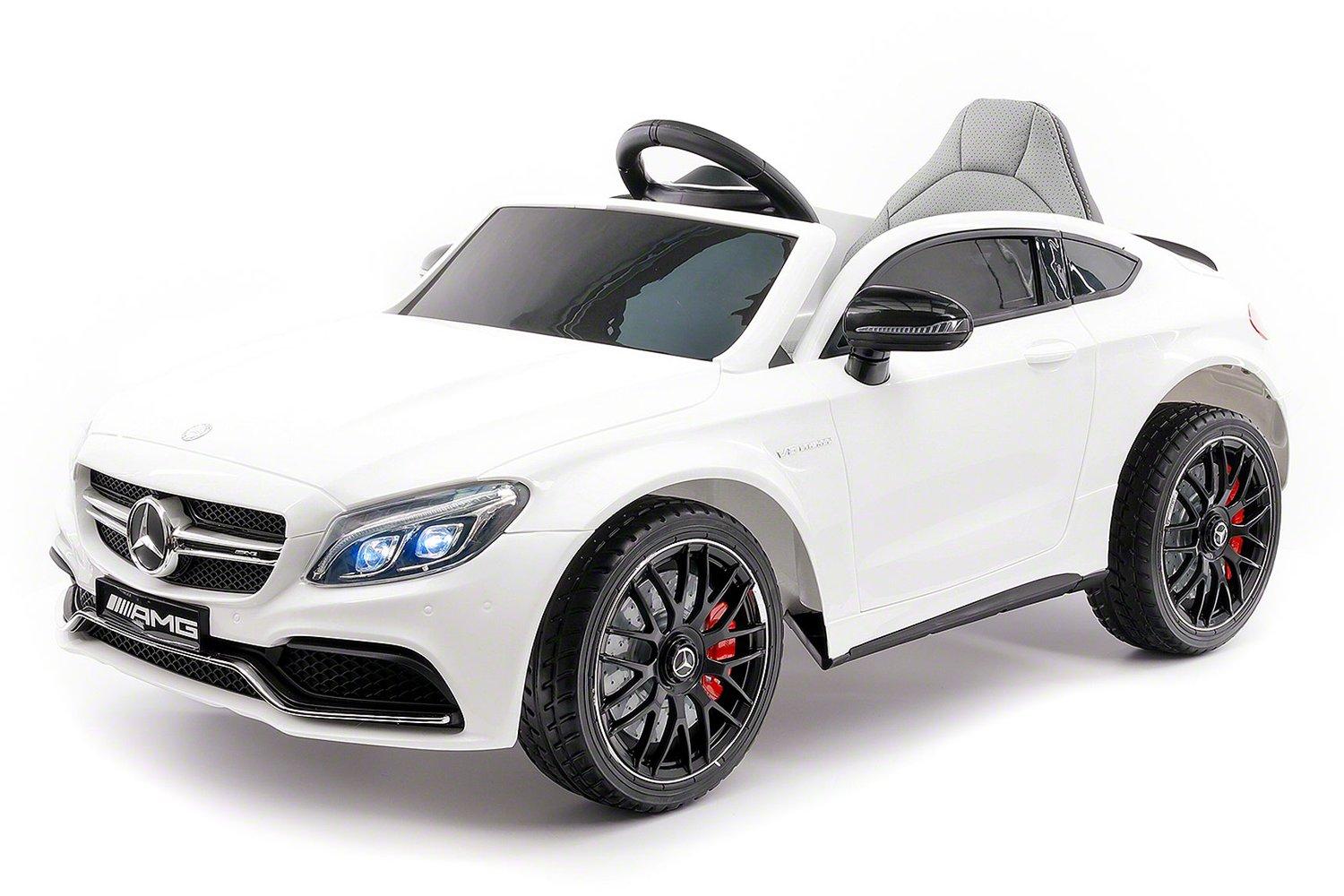 2023 Mercedes Benz Kids Ride On Car 12V Licensed Electric Cars Motorized Vehicles for Boys, Remote Control, Leather Seat, Music, Horn