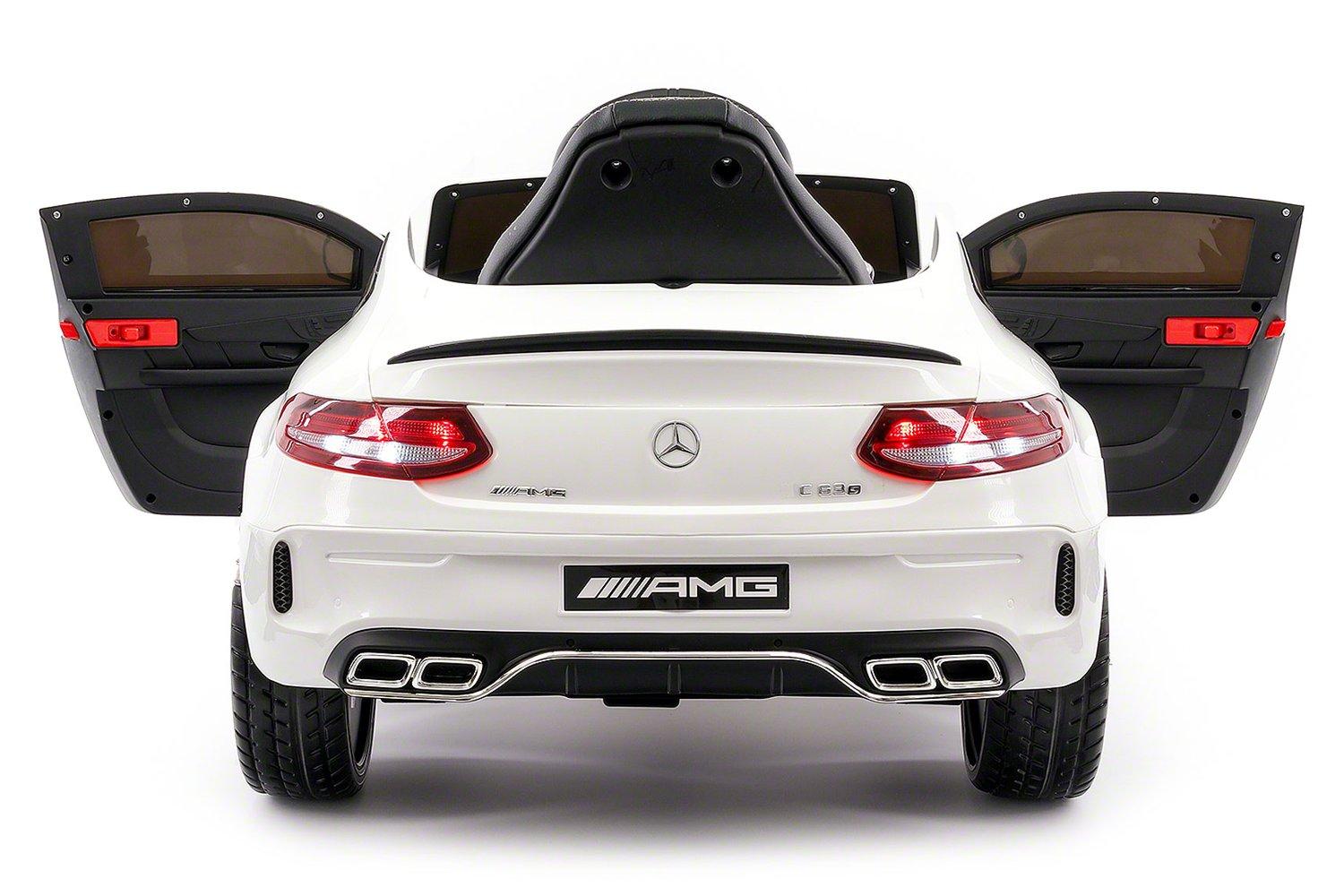 2023 Mercedes Benz Kids Ride On Car 12V Licensed Electric Cars Motorized Vehicles for Boys, Remote Control, Leather Seat, Music, Horn