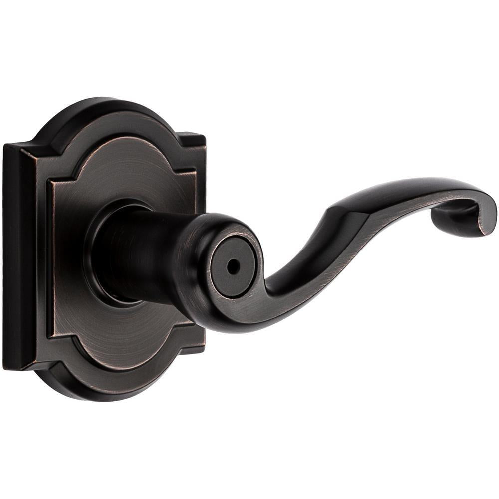PrestiMadrina Venetian Bronze Universal Bed/Bath Door Lever