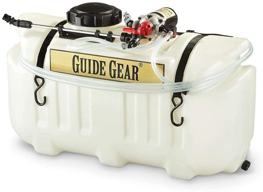 Guide Gear ATV Broadcast Spot Sprayer, 26-Gallon Tank Capacity, 2.2 GPM, 12-Volt, Battery-Powered Garden Lawn Field Sprayers