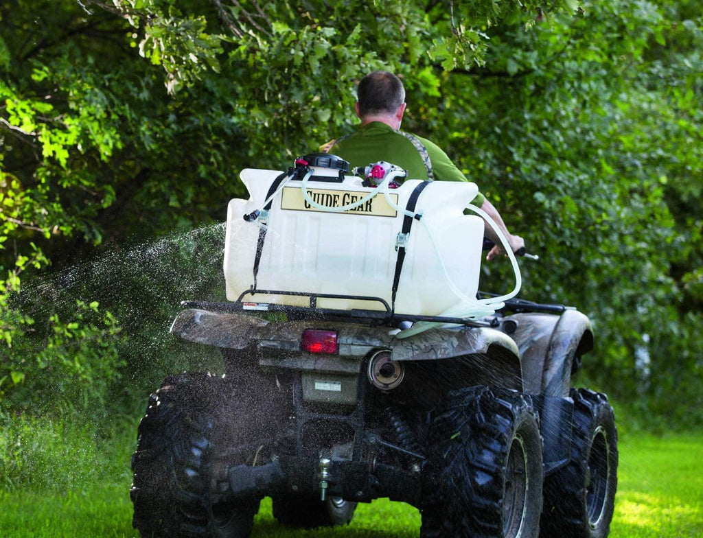 Guide Gear ATV Broadcast Spot Sprayer, 26-Gallon Tank Capacity, 2.2 GPM, 12-Volt, Battery-Powered Garden Lawn Field Sprayers