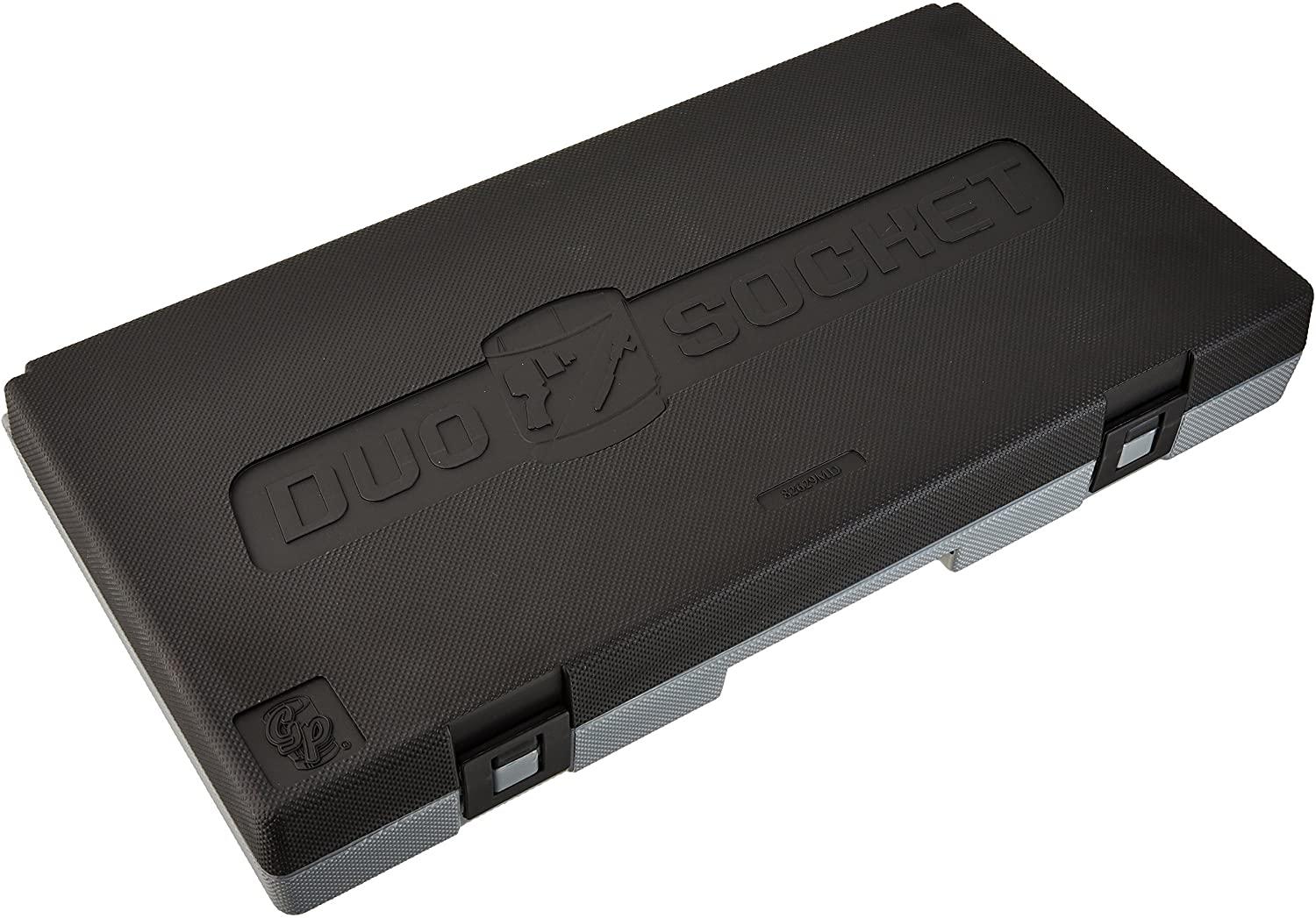 Grey Pneumatic 82629MD 1/2" Drive 6-Point Deep Length Metric Duo-Socket Set - 29 Piece