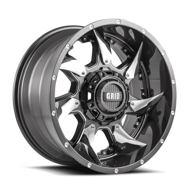 718952A158 18 x 9 in. Gloss Graphite Milled &amp;  Gd07-18090052A1587