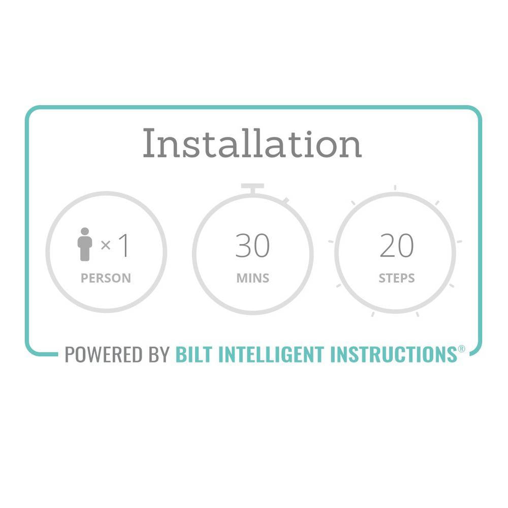 Brandywine  Steel Entry Knob and Double Cylinder Deadbolt Combo Pack