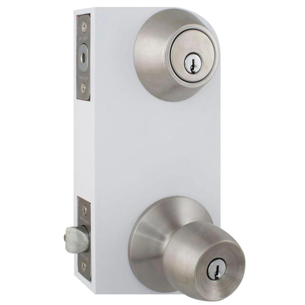 Brandywine  Steel Entry Knob and Double Cylinder Deadbolt Combo Pack