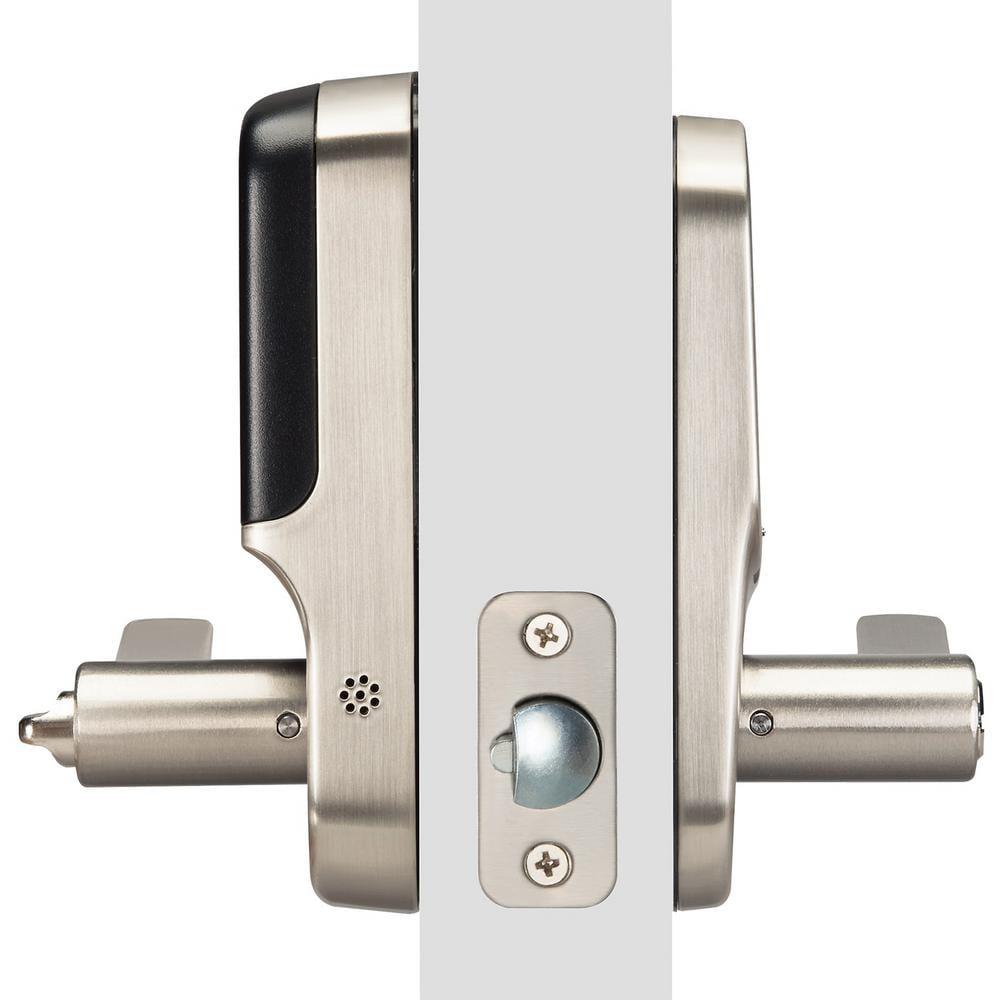 Assure Smart Lever Satin Nickel Lock with Wi-Fi and Touchscreen Keypad