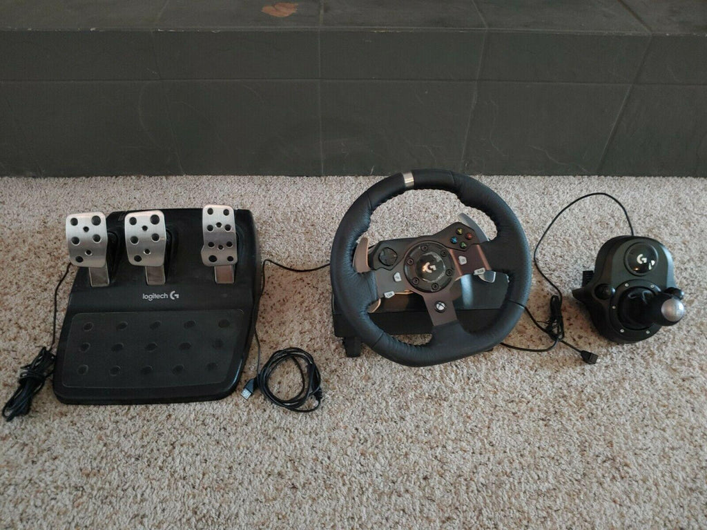 logitech g920 racing wheel and shifter For Xbox And PC.   Steering Wheel +
