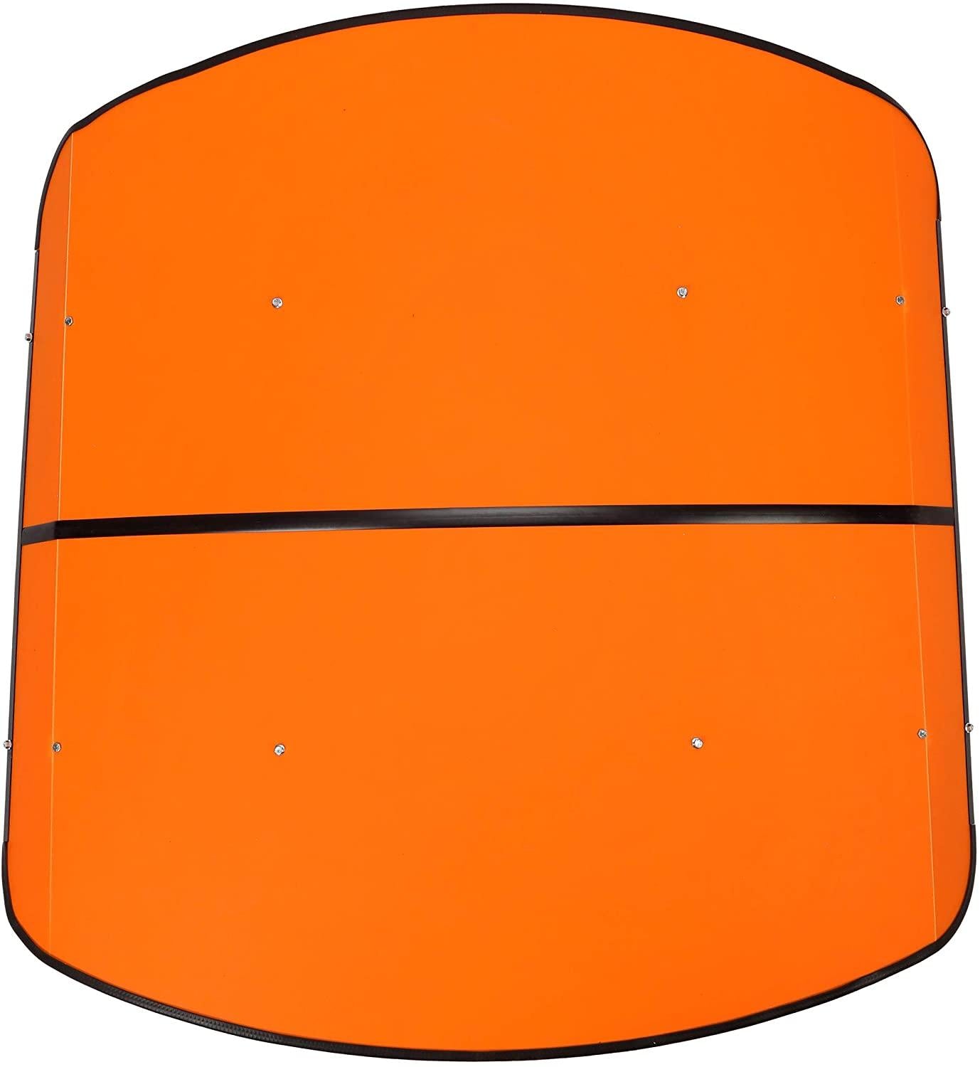 ECOTRIC Tractor Canopy Orange Compatible with All ROPS 48" X 52" Equipped Tractors with a 2" x 2" or 2" x 3" ROPS (Will Add About 4'' to The Height of The Tractor) Tractor Sun Canopy Sunshade