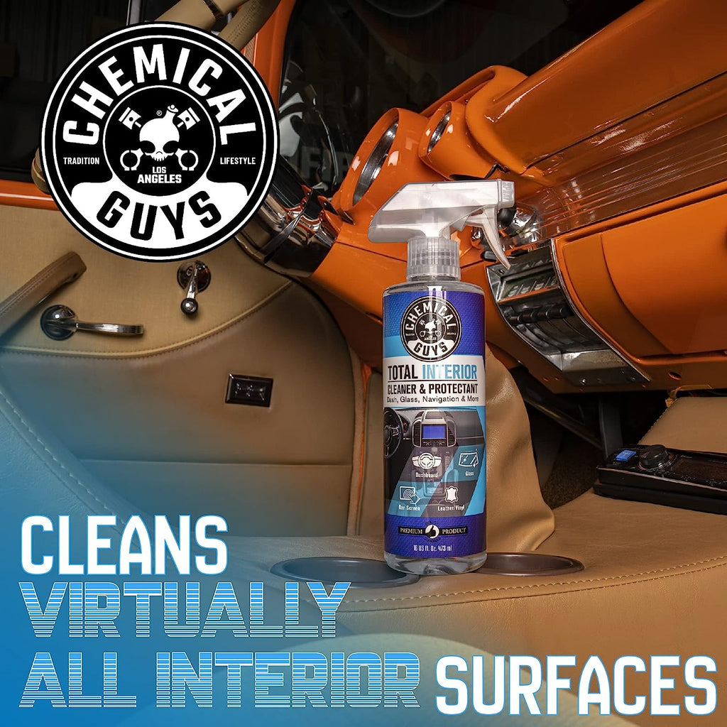Chemical Guys SPI220 Total Interior Cleaner and Protectant, Safe for Cars, Trucks, SUVs, Jeeps, Motorcycles, RVs &amp; More, 128 fl oz (1 Gallon)