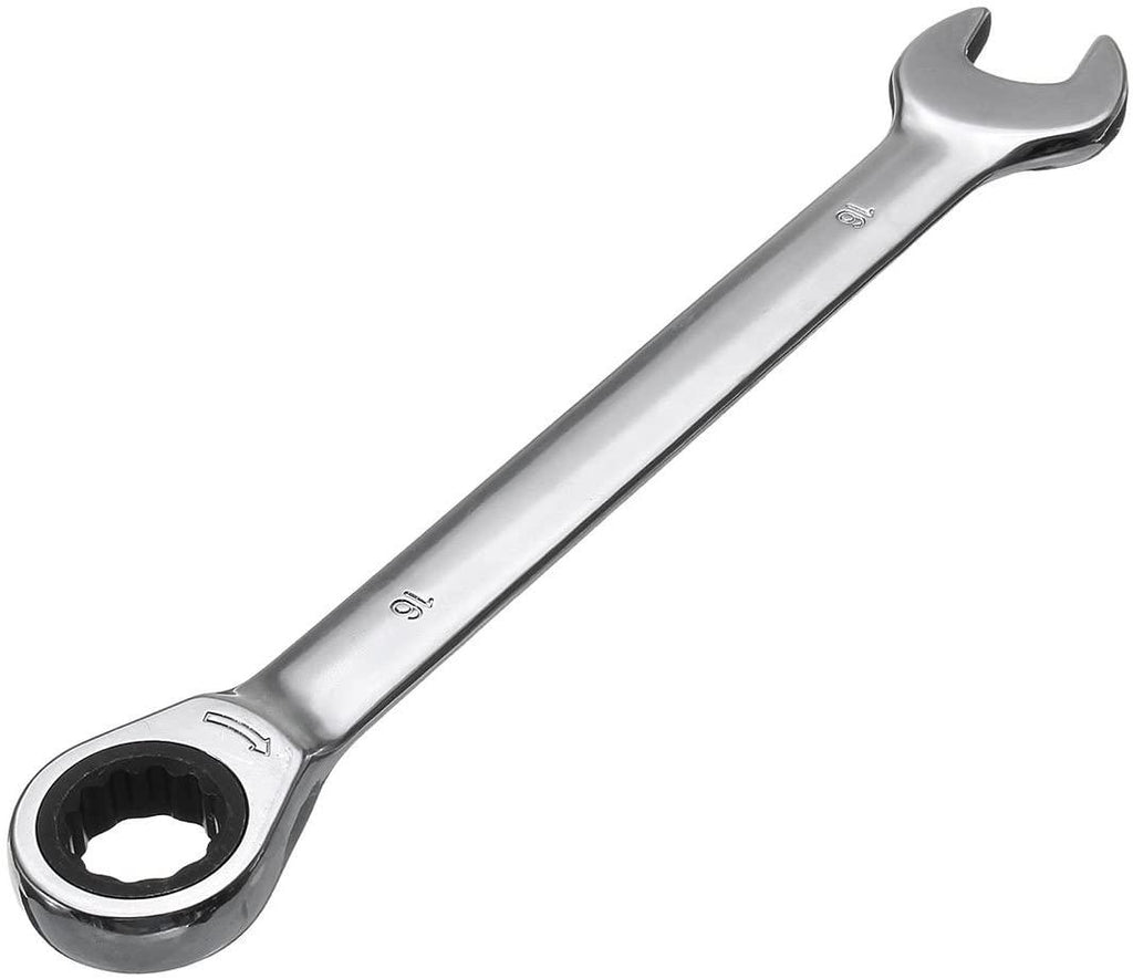 ZHENWOCAI 12pc Metric Ratcheting Spanner Combination Wrenche Hand Tools 9mm-18mm CR-V Steel New