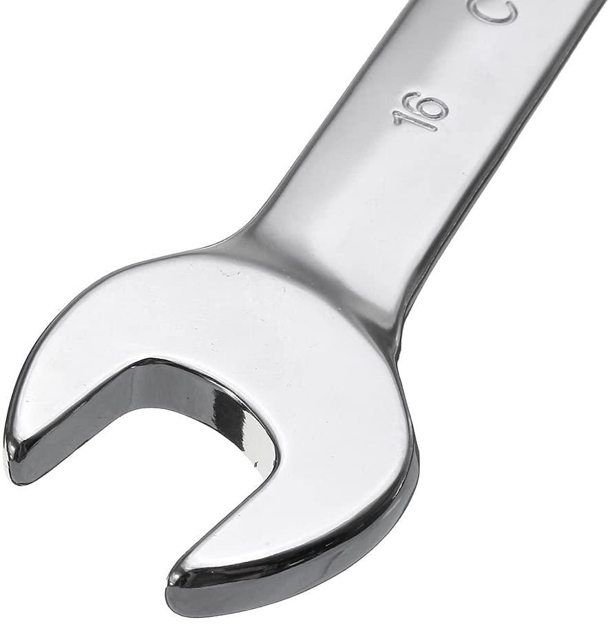 ZHENWOCAI 12pc Metric Ratcheting Spanner Combination Wrenche Hand Tools 9mm-18mm CR-V Steel New