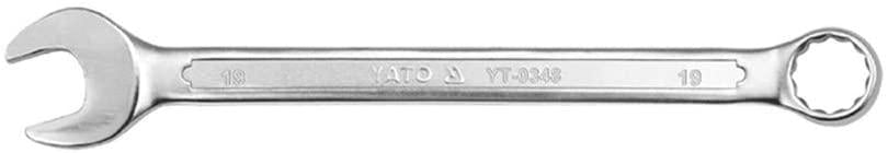 Yato Combination Ratchet Wrench Yt-0348|Spanner Set Tools Kit|Tool Set|Carbon Steel Spanner|Industrial Use|Tool Kit Set For Home|Toolkit|Spanner Kit|Mill Spanner|Combination Spanner Set |19Mm