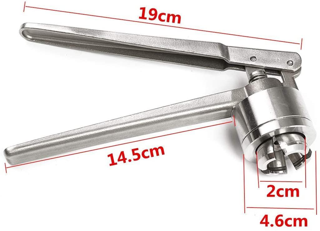 SH-CHEN Pilers, Pliers 20MM Manual Crimper Hand Seal Ring Machine Tool with 100 Vials and Stoppers and Caps Multifunction Tool Industrial Hand Tools