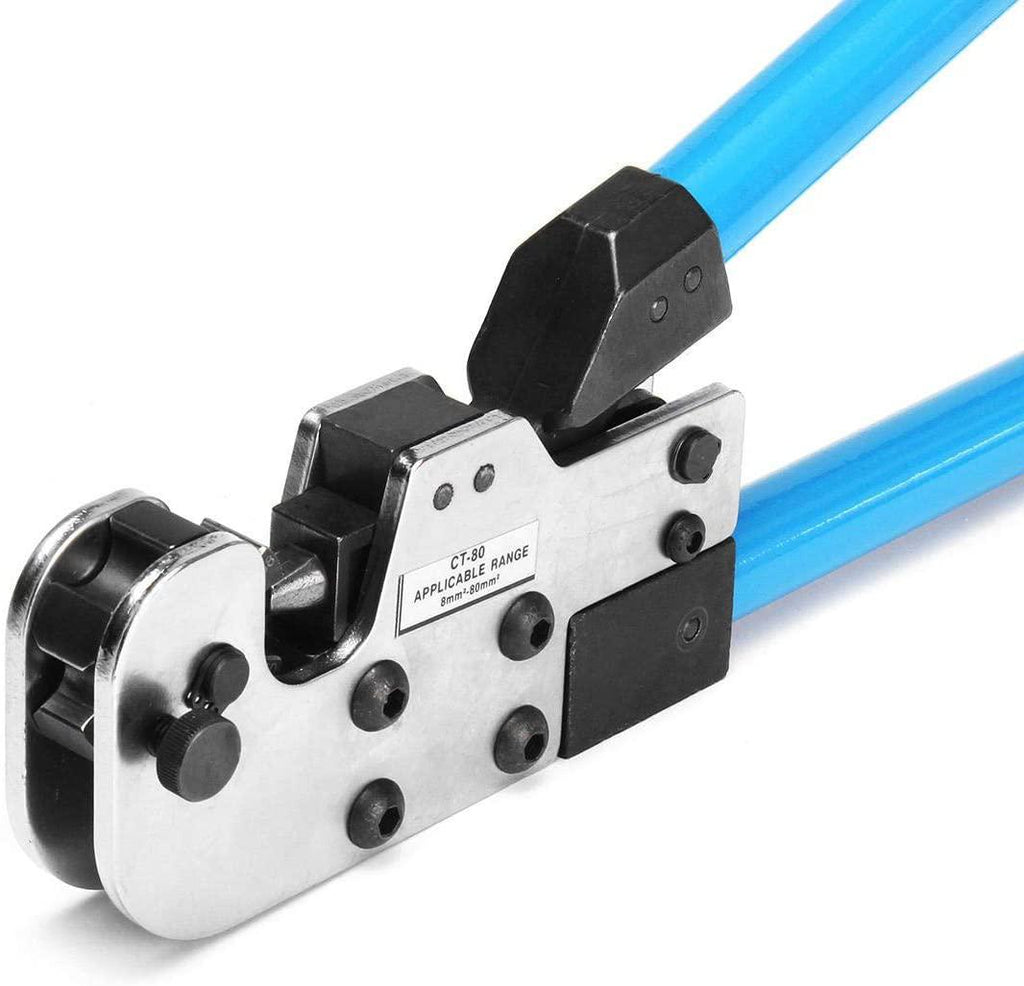 CT-CT Plier Crimping Plier 8-3/0 08-80mm² Terminal Cable Lug Plug Crimper Pliers Tool Hand Tools
