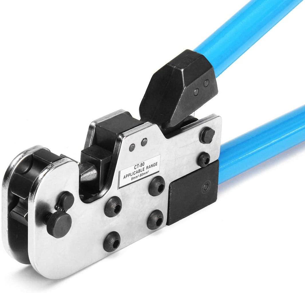 CT-CT Plier Crimping Plier 8-3/0 08-80mm² Terminal Cable Lug Plug Crimper Pliers Tool Hand Tools