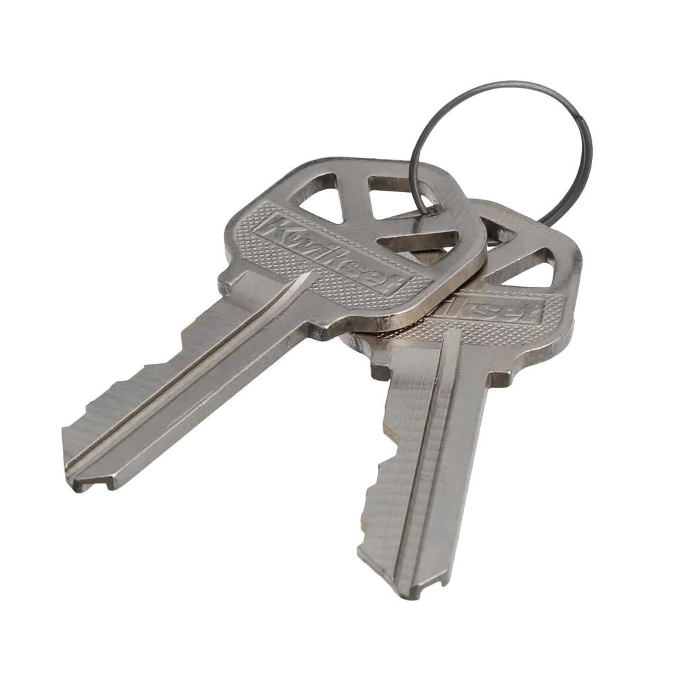 Juno Polished Brass Exterior Entry Door Knob and Single Cylinder Deadbolt Combo Pack Featuring SmartKey Security