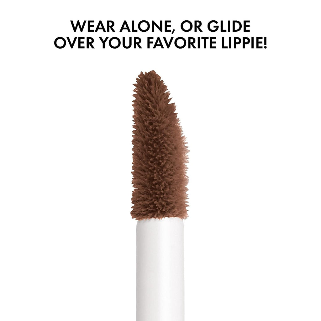 NYX PROFESSIONAL MAKEUP Butter Gloss Brown Sugar, Non-Sticky Lip Gloss - Fudge Me (Warm Brown) (Pack of 2)