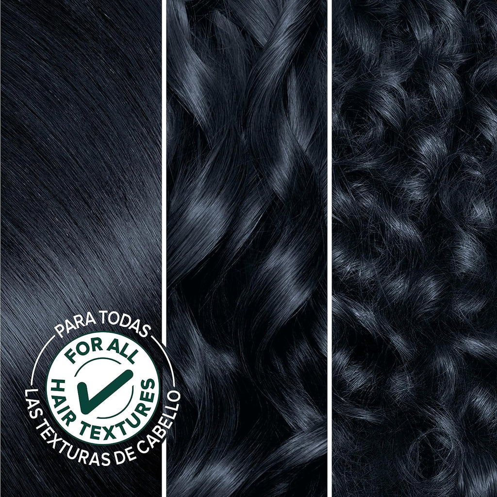 Garnier Hair Color Nutrisse Nourishing Creme, 22 Intense Blue Black (Mulberry) Permanent Hair Dye, 2 Count (Packaging May Vary)