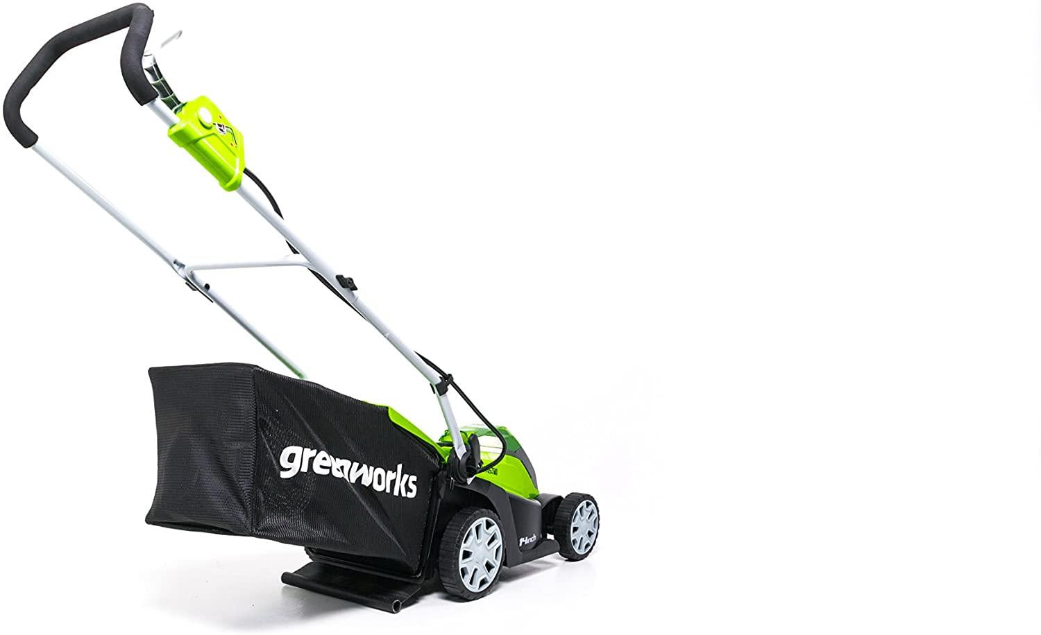 Greenworks 40V 14 Inch Cordless Lawn Mower, 4Ah Battery and Charger Included MO40B410