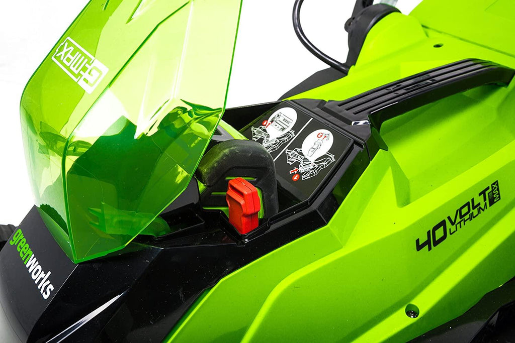 Greenworks 40V 14 Inch Cordless Lawn Mower, 4Ah Battery and Charger Included MO40B410