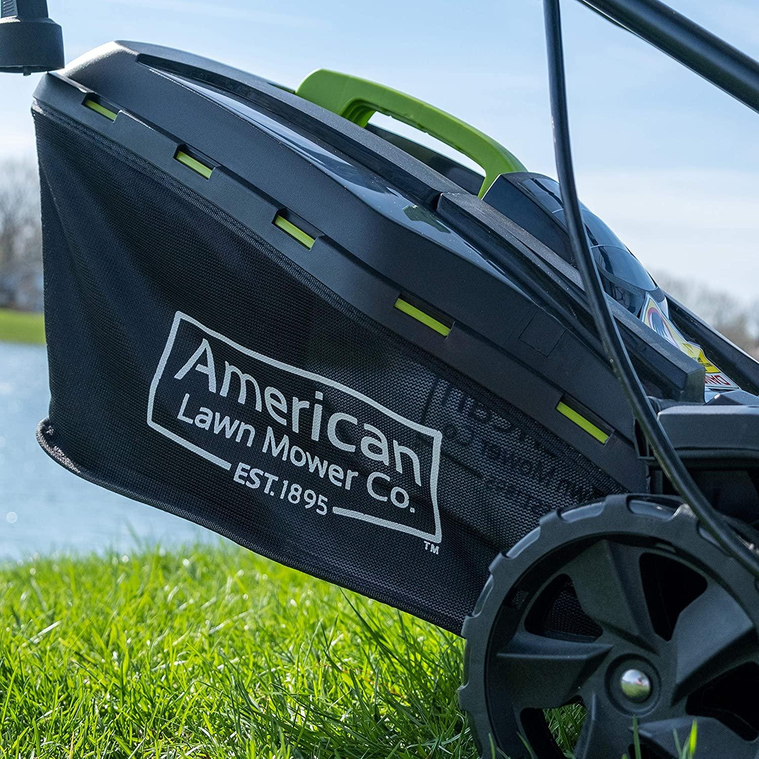American Lawn Mower Company 50514 14-Inch 11-Amp Corded Electric Lawn Mower, Black