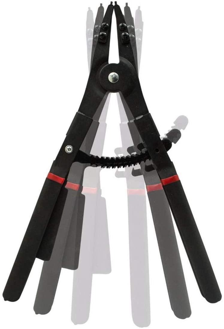 XUXUWA Pliers 2Pcs 16 inch Set Retaining Ring Ratcheting with Tips LarCirclip Snap Ring Pliers Universal Hand Tools
