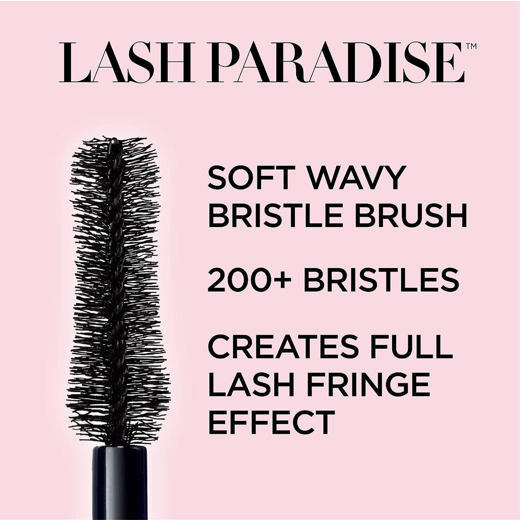 L'Oreal Paris Voluminous Lash Paradise Waterproof Mascara, Volumizing, Lengthening and Thickening Eye Makeup For Fuller-Looking Lashes, Black, 0.25 Fl Oz