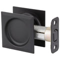 Matte Black Square Hall/Closet Pocket Door Lock