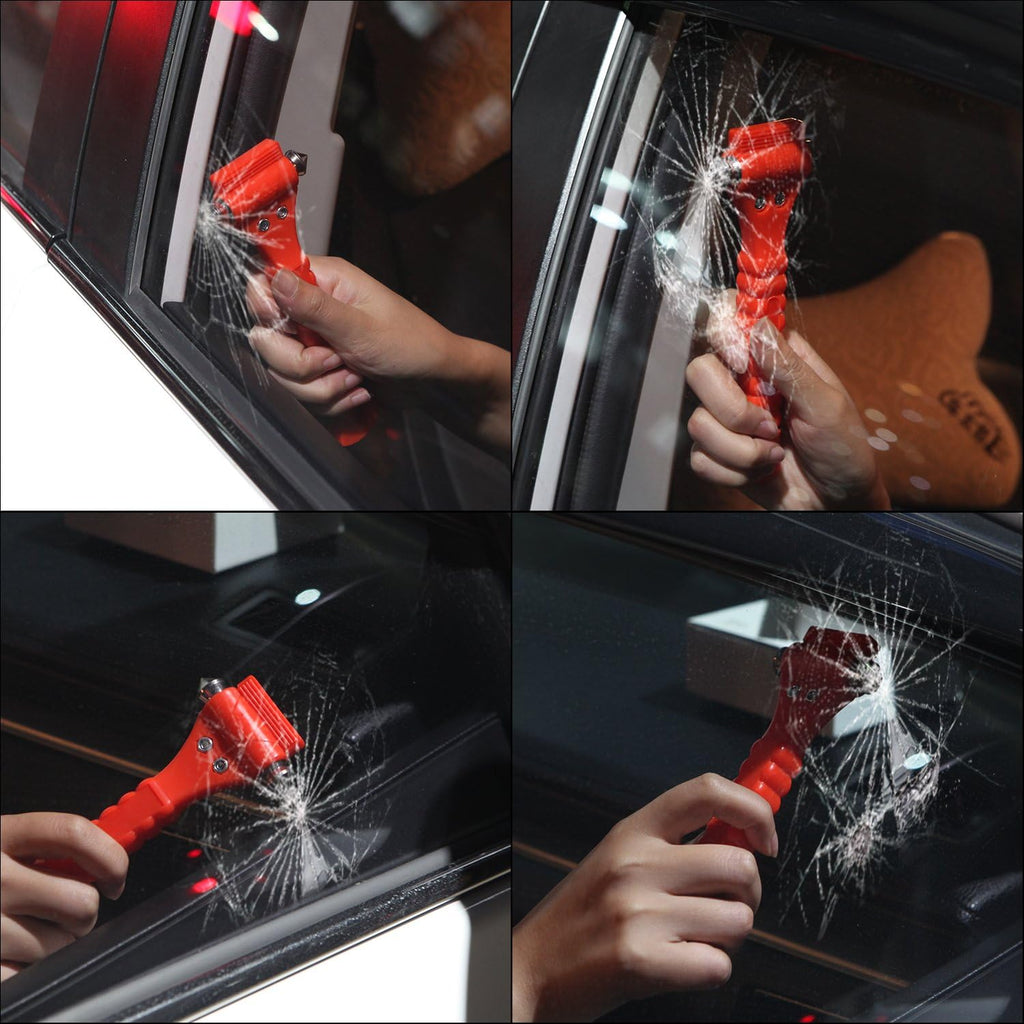 10 PCS Car Safety Hammer Emergency Escape Tool Auto Car Window Glass Hammer Breaker and Seat Belt Cutter Escape 2-in-1 for Family Rescue &amp; Auto Emergency Escape Tools