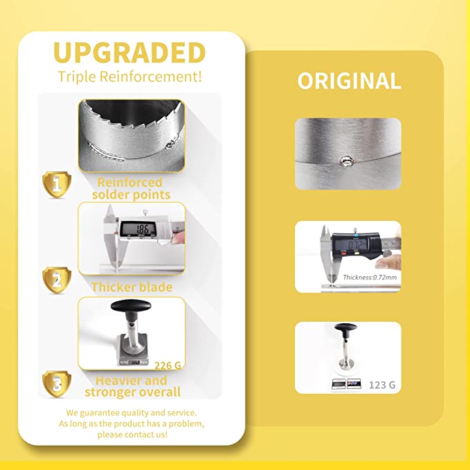 Pineapple Corer, [Upgraded, Reinforced, Thicker Blade] Newness Premium Pineapple Corer Remover
