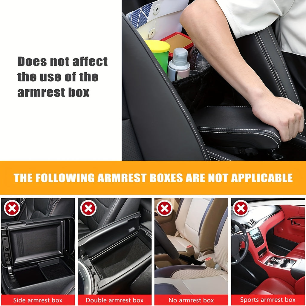 Organize Your Car With This Stylish PU Leather Handbag Holder - Keep Your Belongings Secure And Within Reach!