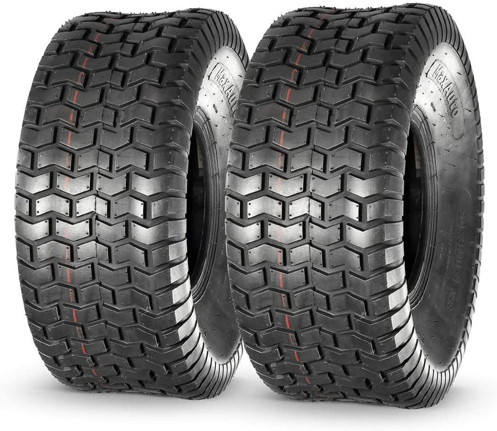 MaxAuto Lawn & Garden Turf Saver Tire 20x8-8 20x8.00-8 20x8x8,4PR, Set of 2
