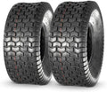 MaxAuto Lawn & Garden Turf Saver Tire 20x8-8 20x8.00-8 20x8x8,4PR, Set of 2