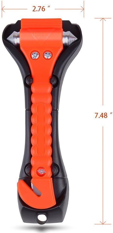 20 PCS Car Safety Hammer Emergency Escape Tool Auto Car Window Glass Hammer Breaker and Seat Belt Cutter Escape 2-in-1 for Family Rescue &amp; Auto Emergency Escape Tools