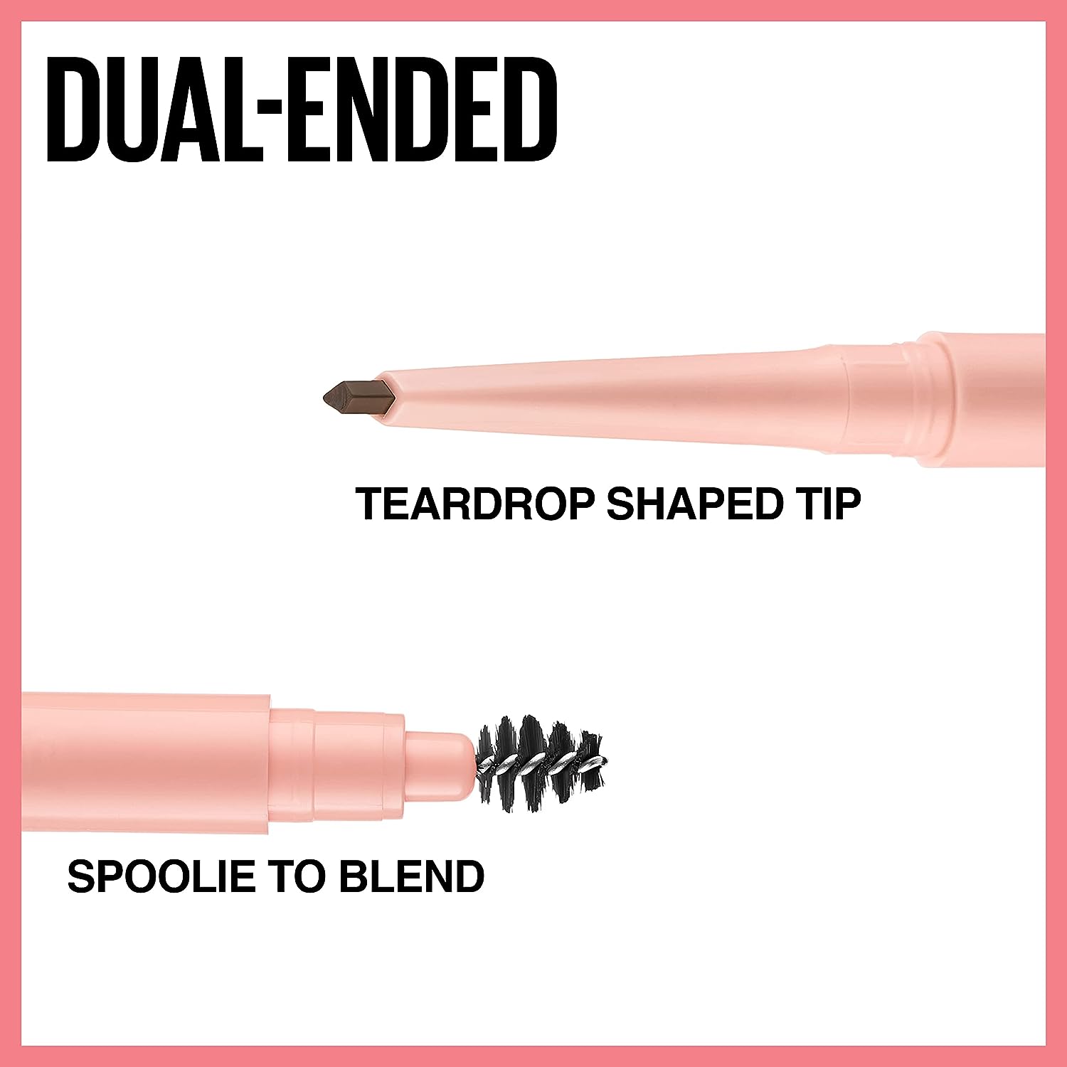 Maybelline New York Total Temptation Eyebrow Definer Pencil, Deep Brown, 1 Count