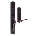 Wasatch  Bronze Door Knob Handle set with Slickrock Interior Trim