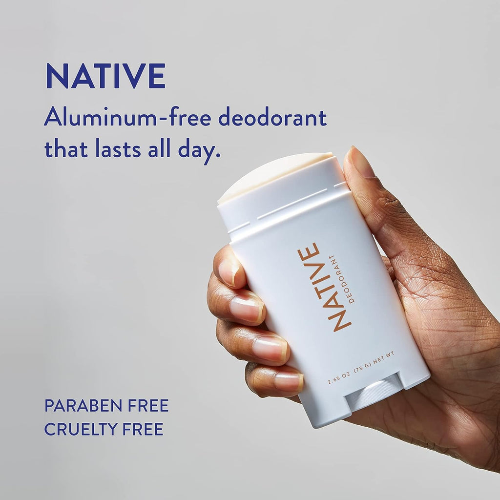 Native Deodorant | Natural Deodorant for Women and Men, Aluminum Free with Baking Soda, Probiotics, Coconut Oil and Shea Butter | Coconut &amp; Vanilla